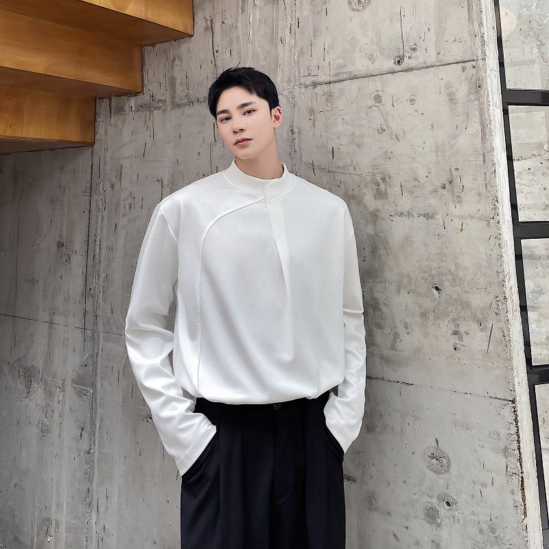 Men's Dark Stand-up Base Shirt photo 2