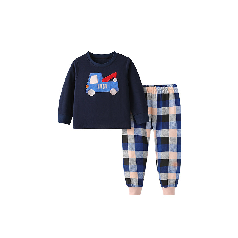 Casual Long-sleeve Crew-neck Set For Toddlers And Children photo 2