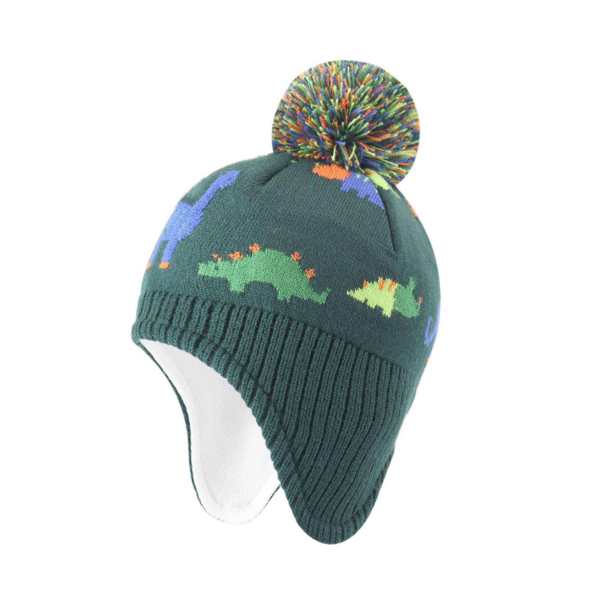 Autumn And Winter Warm Dinosaur Earmuffs photo 8