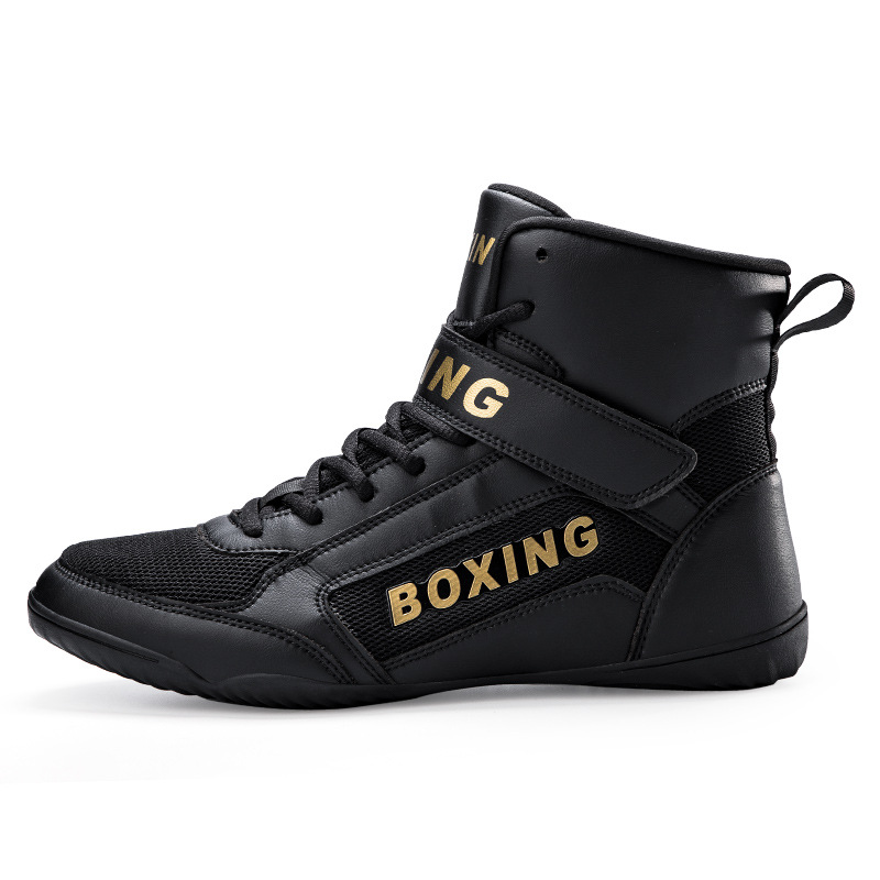 High-top Anti-slip Drop-resistant Wear-resistant Wrestling Shoes photo 5