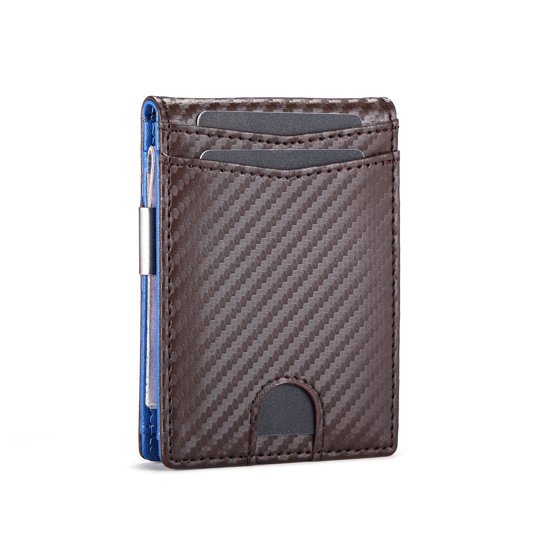 Card Holder For Men Automatic Pop-up Card RFID-blocking Aluminum Card Case photo 8