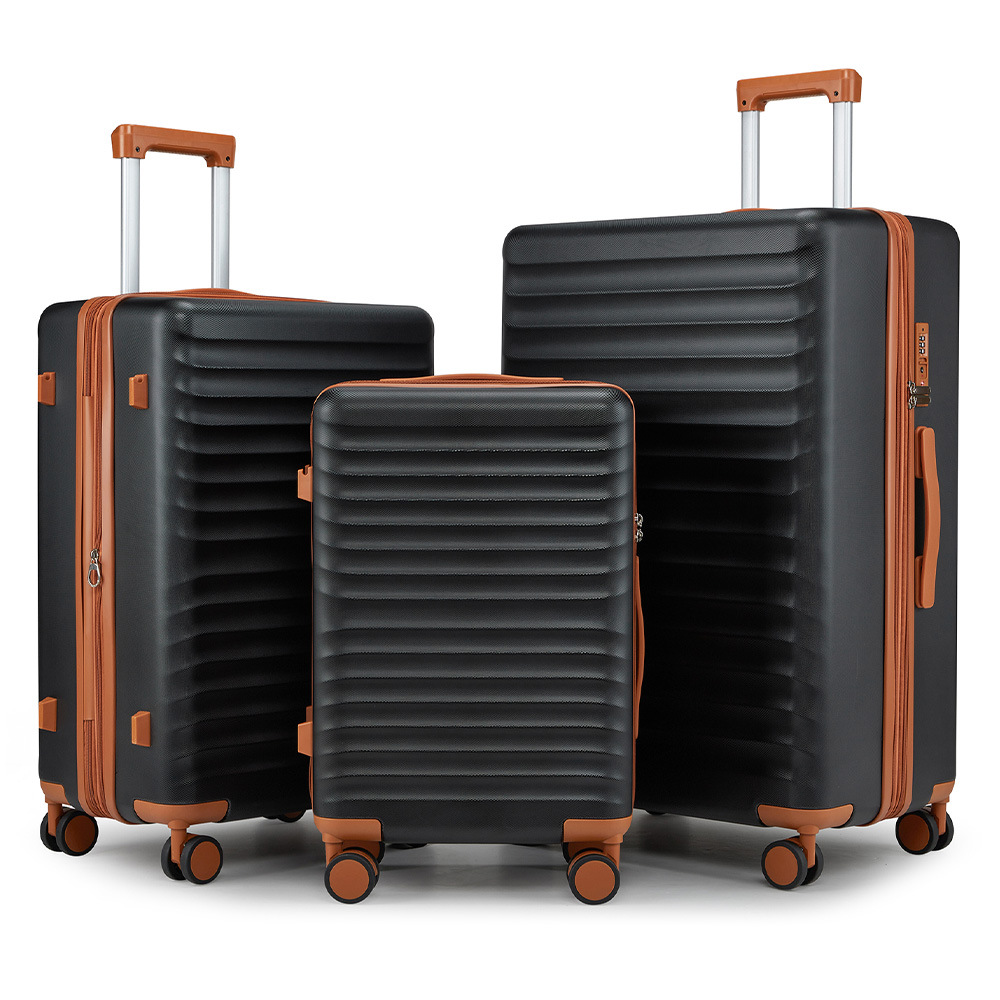 Luggage Travel Checked Bag Combination With Password Lock, Pressure-resistant Three-piece Set photo 2