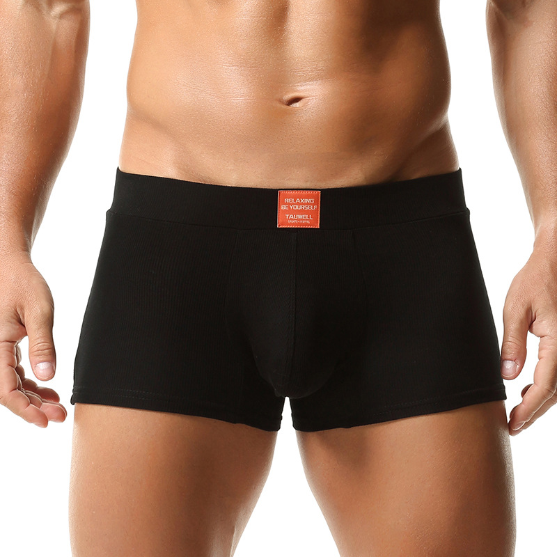 New Style Boxer Briefs Comfortable Mid-to-high Waist Solid Color Minimalist Design photo 5