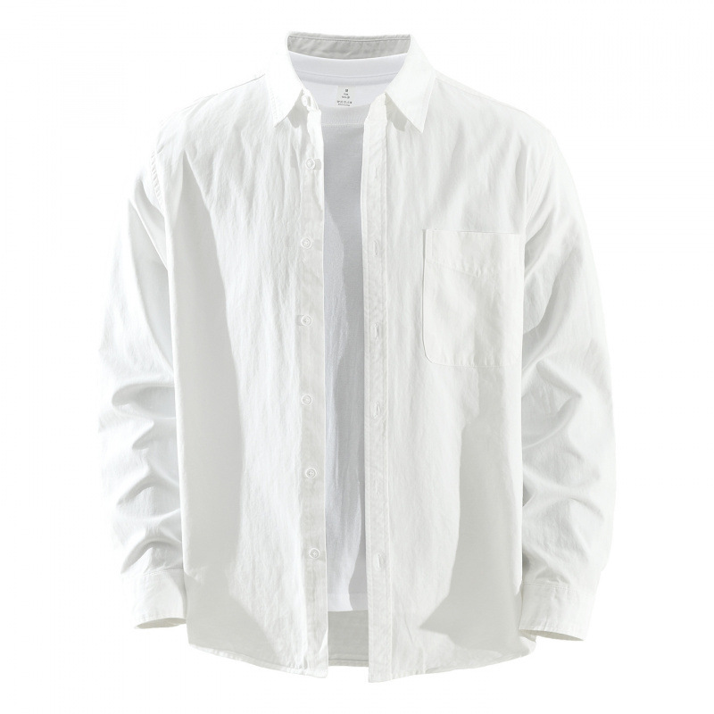 Japanese-style Simple And Fresh Long-sleeve Shirt photo 2