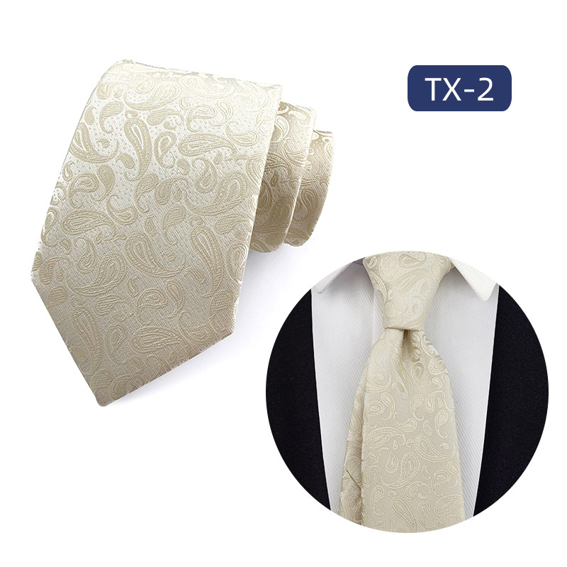 Mens Jacquard Woven Business-casual Tie photo 3