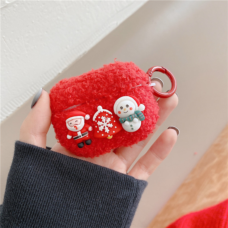 Santa Snowman Earphone Protective Soft Case photo 3