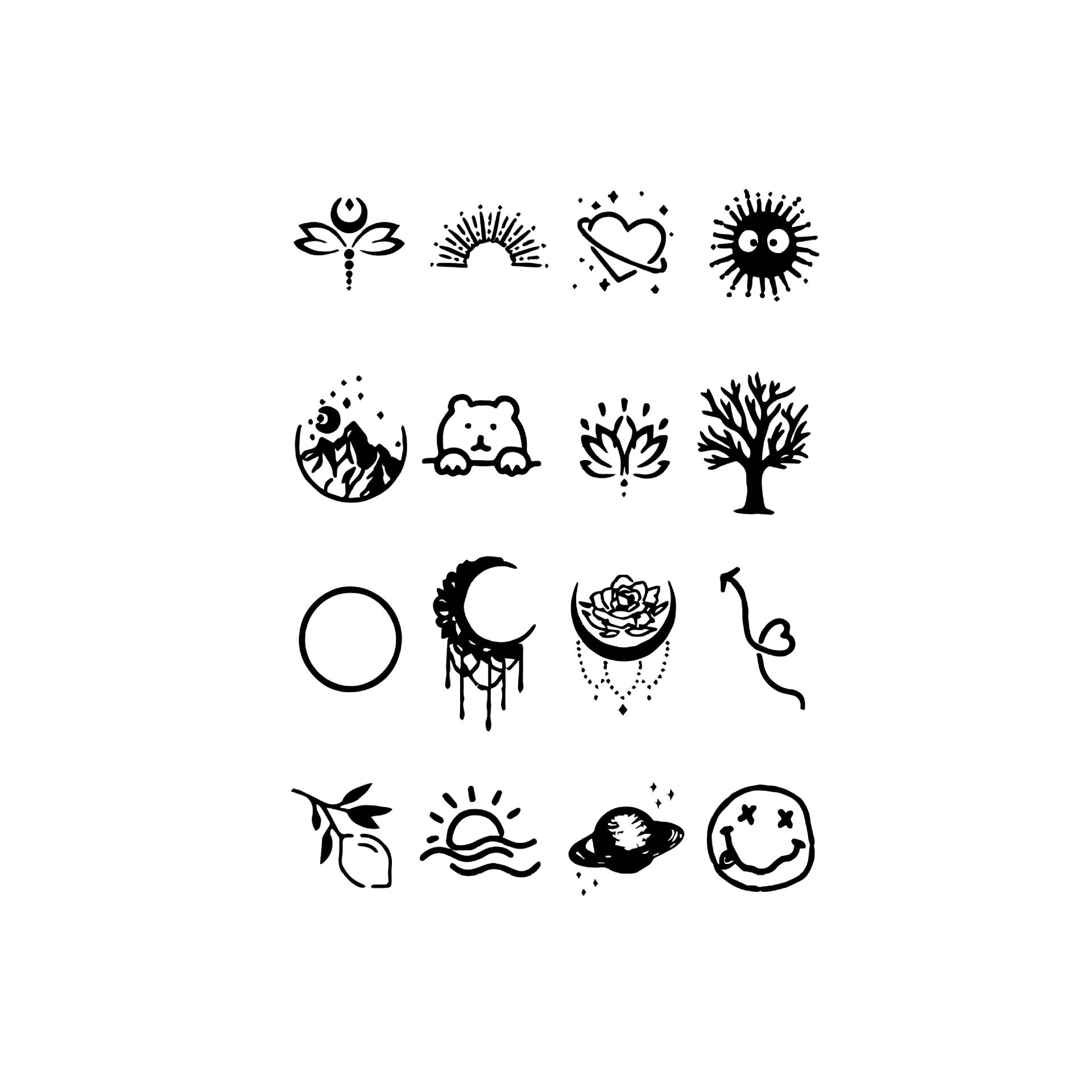 Herbal Juice Semi-permanent Waterproof Tattoo Sticker photo 4