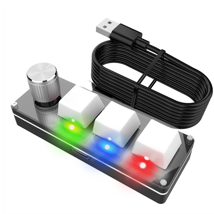 3-key Usb Custom Office Keyboard Your PS Shortcut Key photo 5