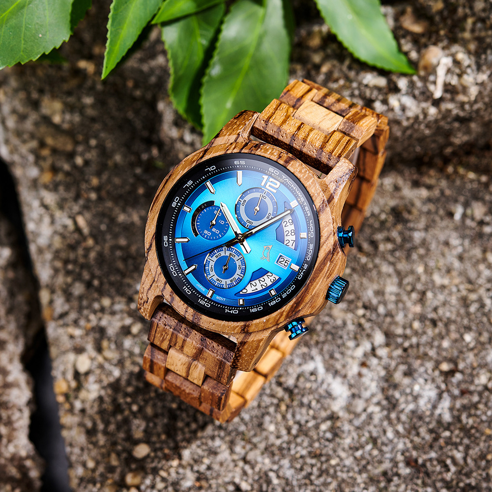 Vintage Wooden Watch For Young Men photo 1