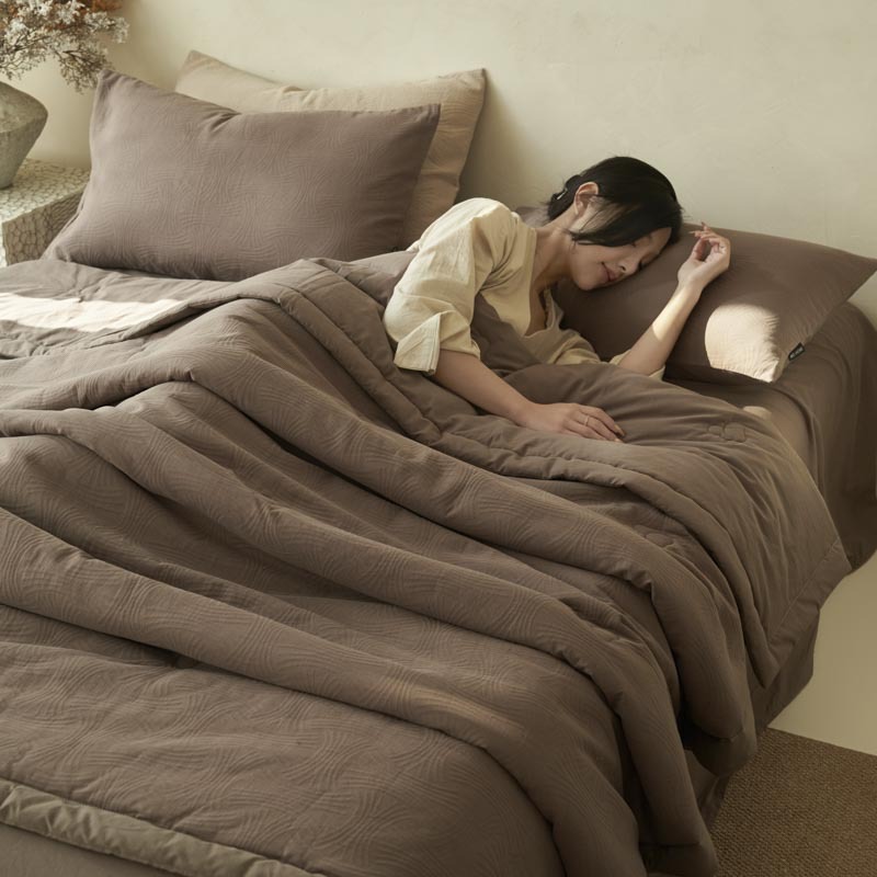 Washed Cotton Jacquard Summer Air-conditioning Quilt photo 2