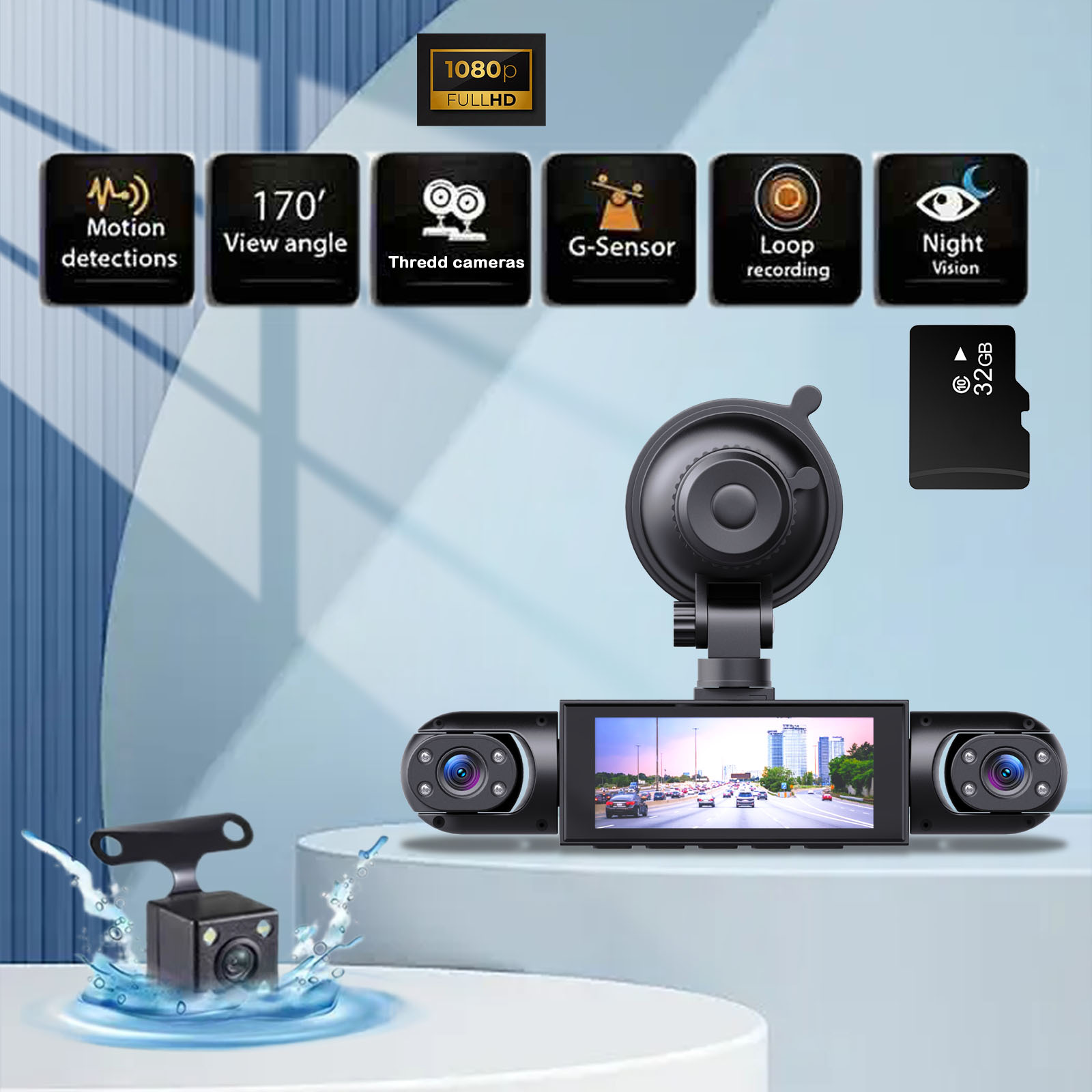 Four Camera HD Dash Cam photo 1
