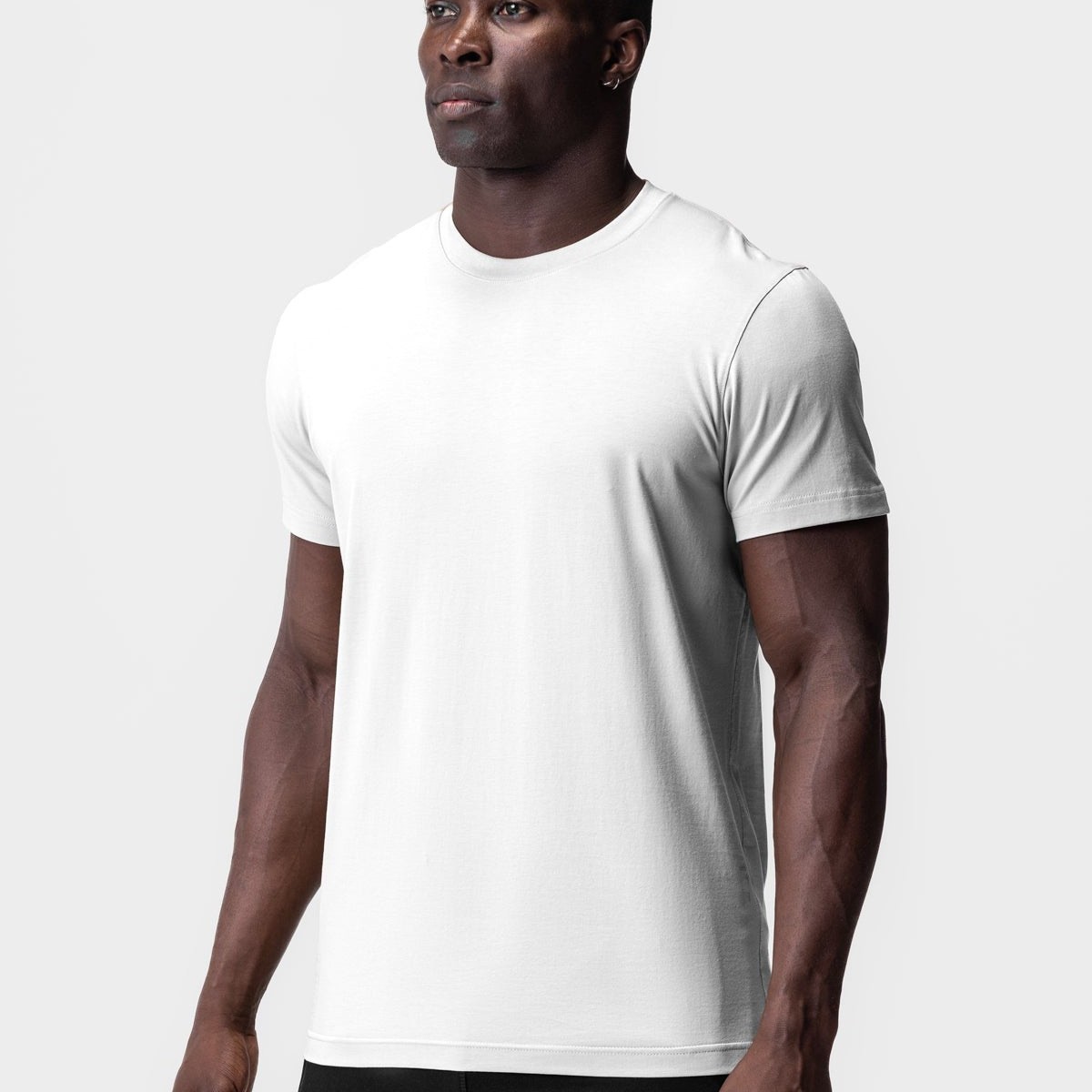 Men's Ice-feel Cotton-polyester Stretch Moisture-wicking Crew-neck T-shirt photo 1