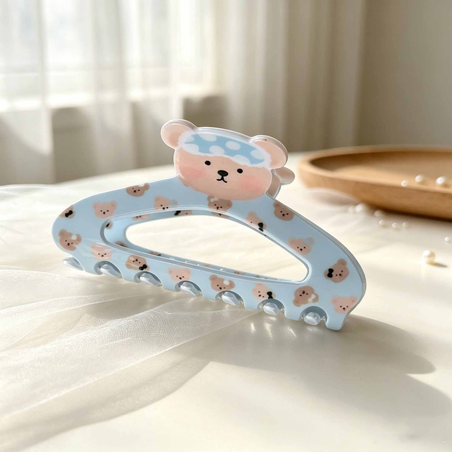 Sweet And Cute Little Bear Hair Clip For Buns photo 5