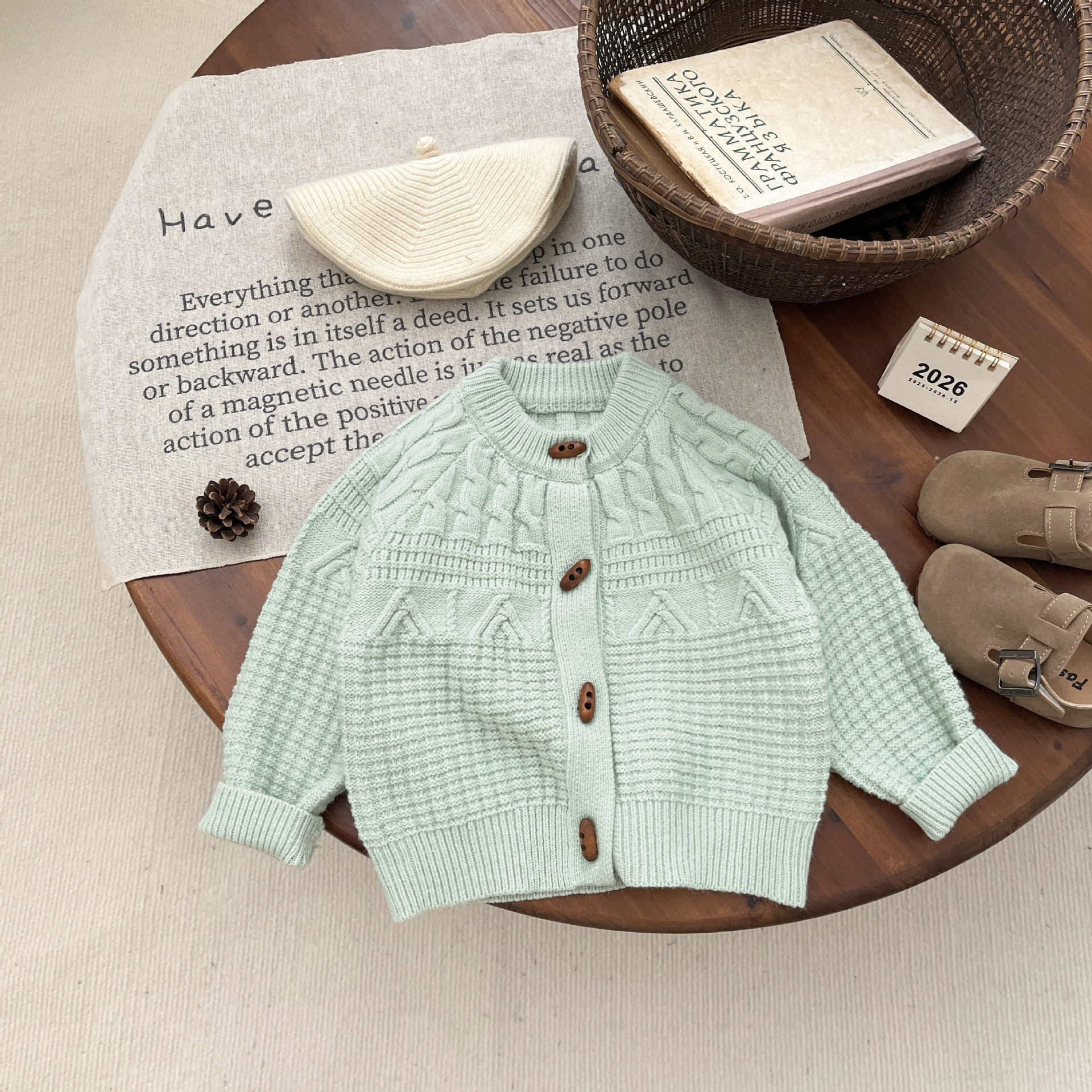 Childrens Fashion Knitted Cardigan Jacket photo 2