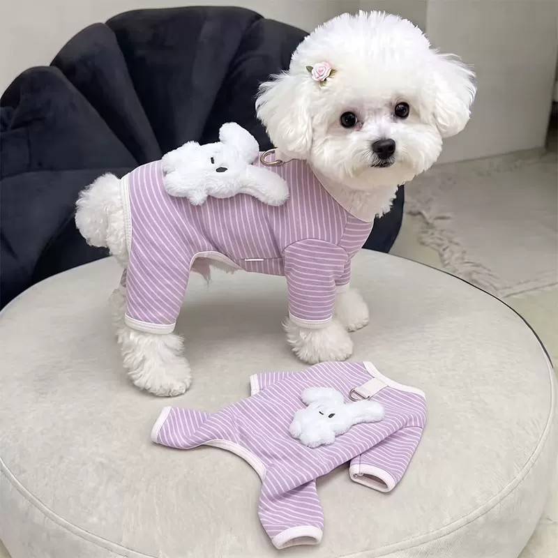 Pet Dog Thermal Four-legged Fleece Jacket With Belly Cover photo 3