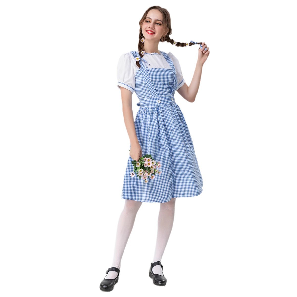 Farm Girl Blue Plaid Performance Outfit photo 2