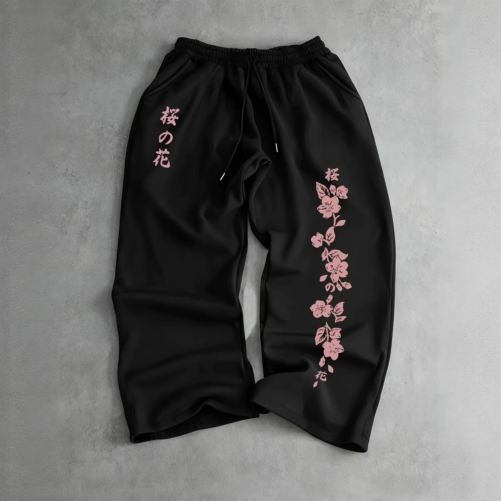 Springautumn New Printed Loose-fit Slimming Drawstring Sweatpants For Men And Women photo 1