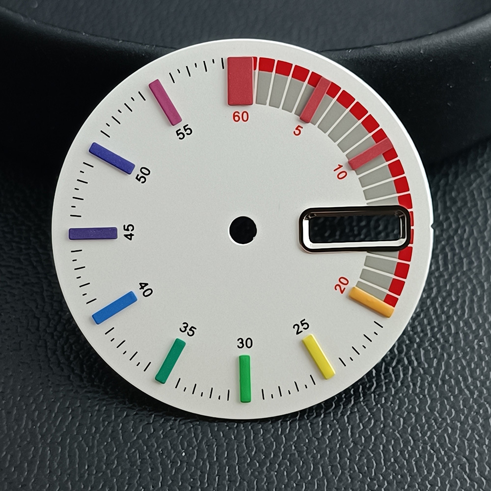 Rainbow Dial Mechanical Movement Watch Dial Replacement Part photo 7