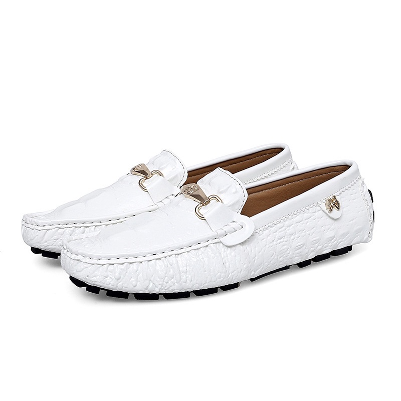 Autumn Crocodil Pattern Slip On Loafers photo 6