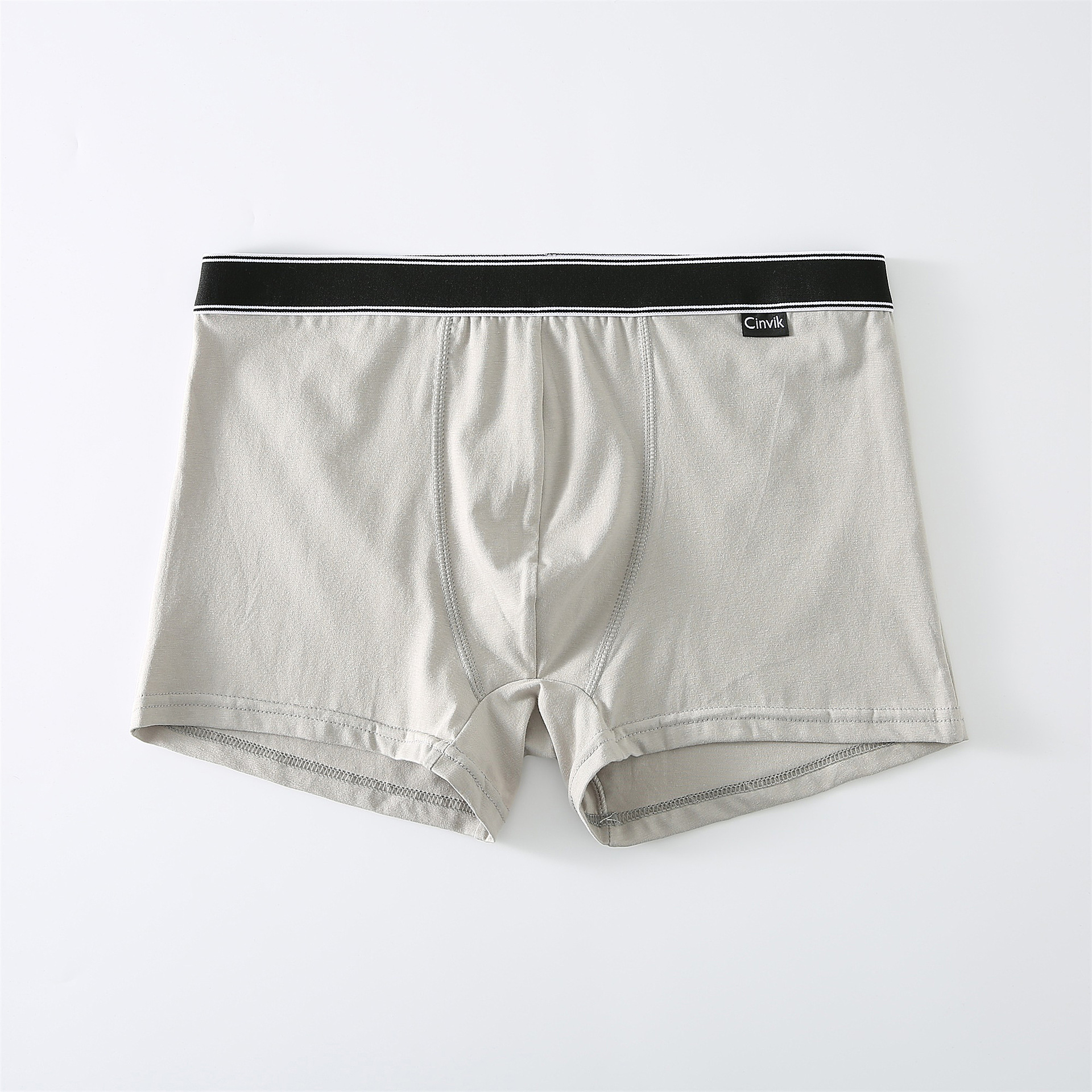 Cotton Mid-rise Boxer Briefs Breathable Men's Underpants photo 5