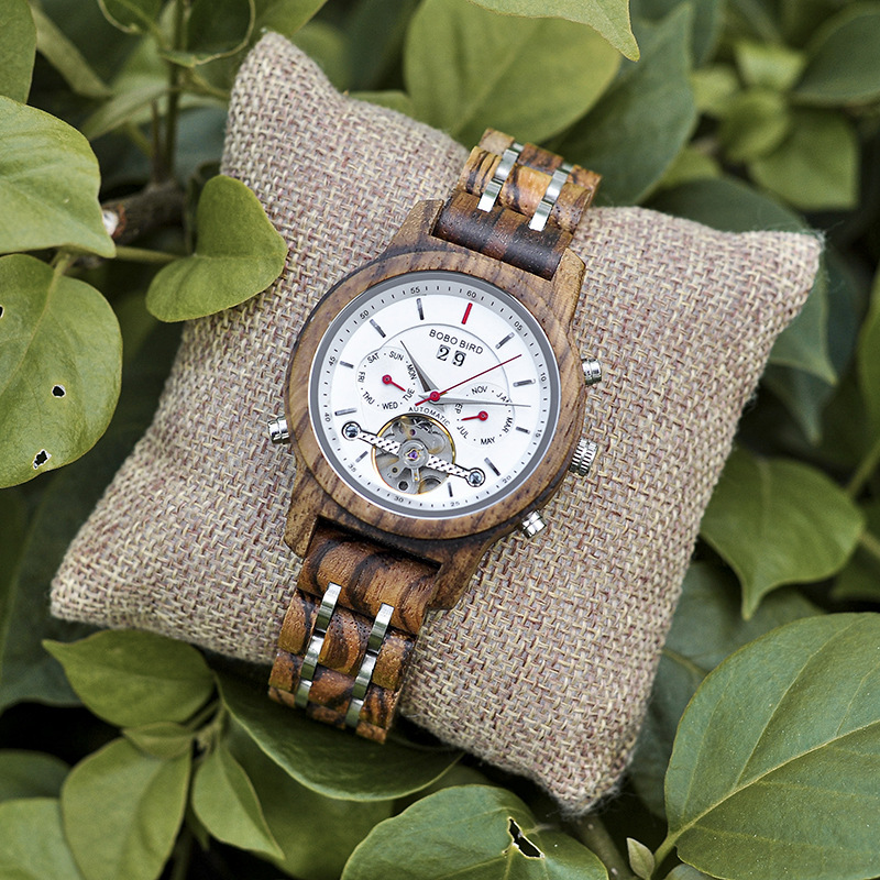 Wooden Watch Classic Analog Quartz Fashionable photo 3