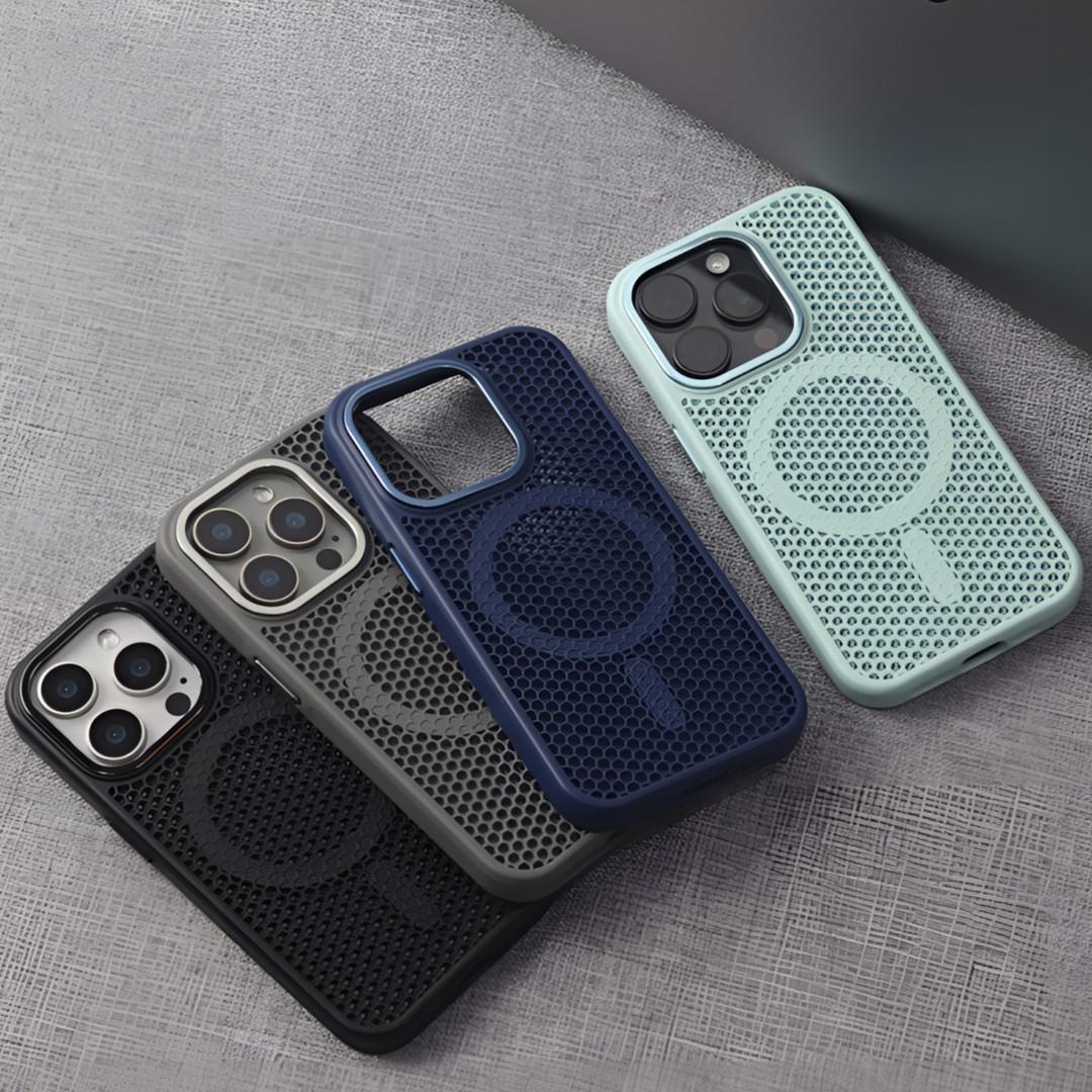 Skin-feel Honeycomb Vented Phone Case photo 1