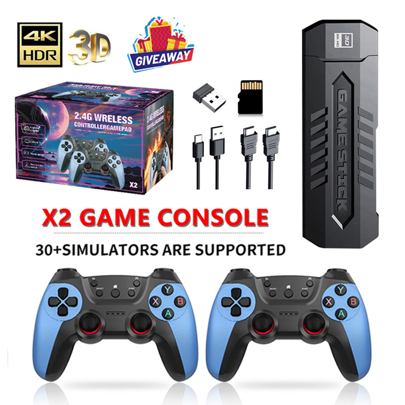 X2 Blue Game Console 4K Double Connection Battle Wireless photo 4
