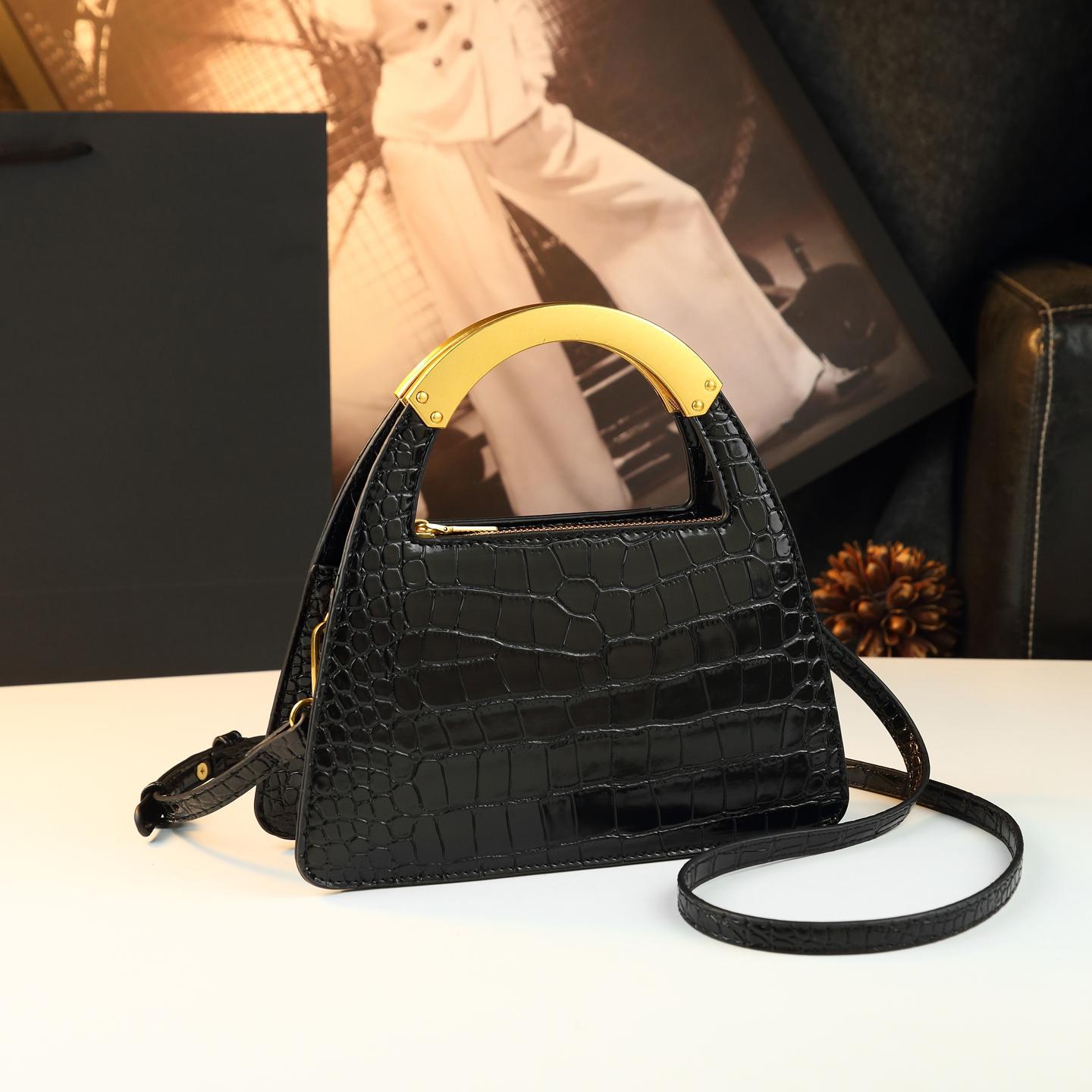 New Crocodile Pattern Minority Fashion Western Style Women's Cross-body Bag photo 1