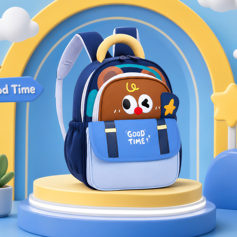 Little Bear Childrens Backpack Lightweight Kindergarten School Bag photo 3