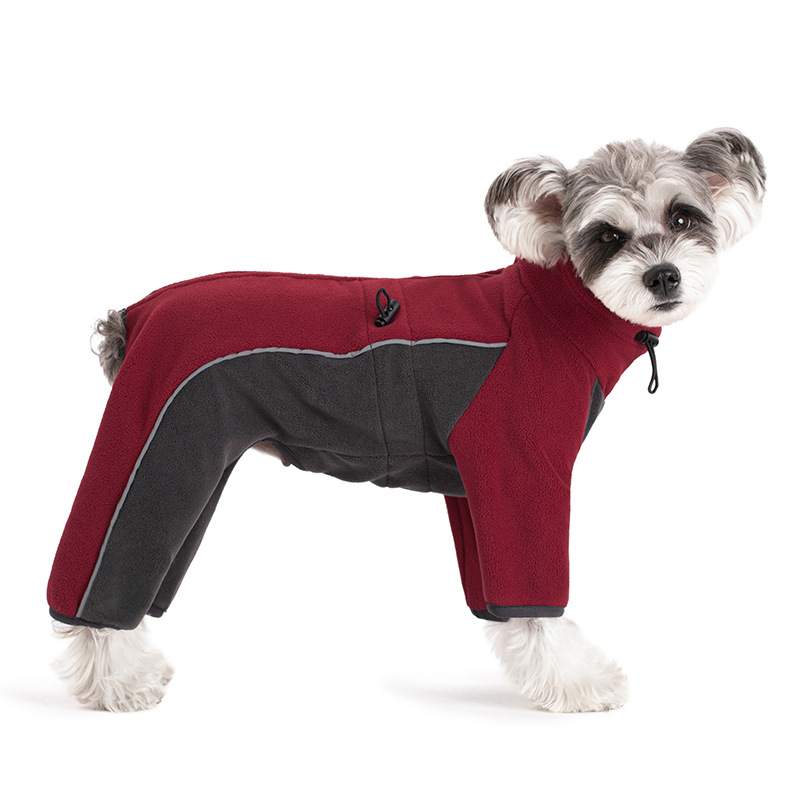 Pet Dog Clothing Warm Four-legged Cotton Coat photo 5