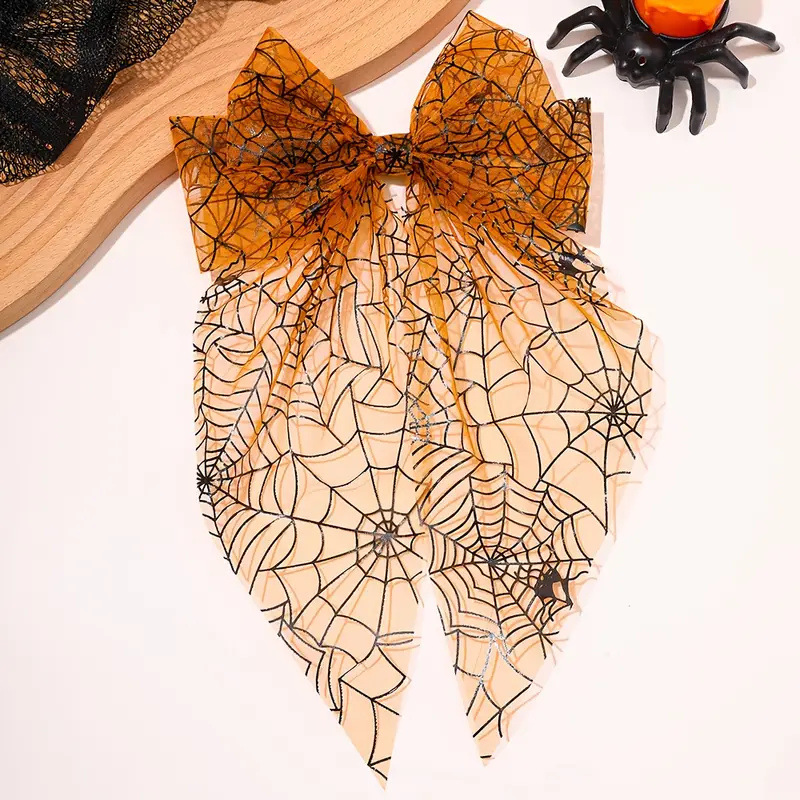 Tulle Spiderweb Bow Hair Clip photo 2
