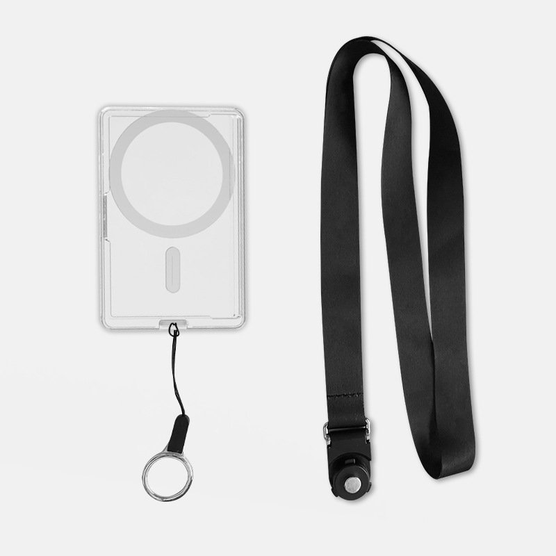 Transparent Card Clamp Mobile Phone Back Sticker Magnetic Suction photo 2