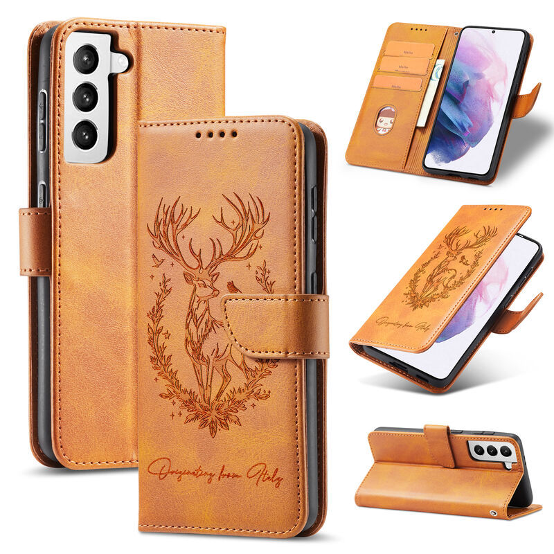 Deer-print Leather Case Phone Protector photo 7