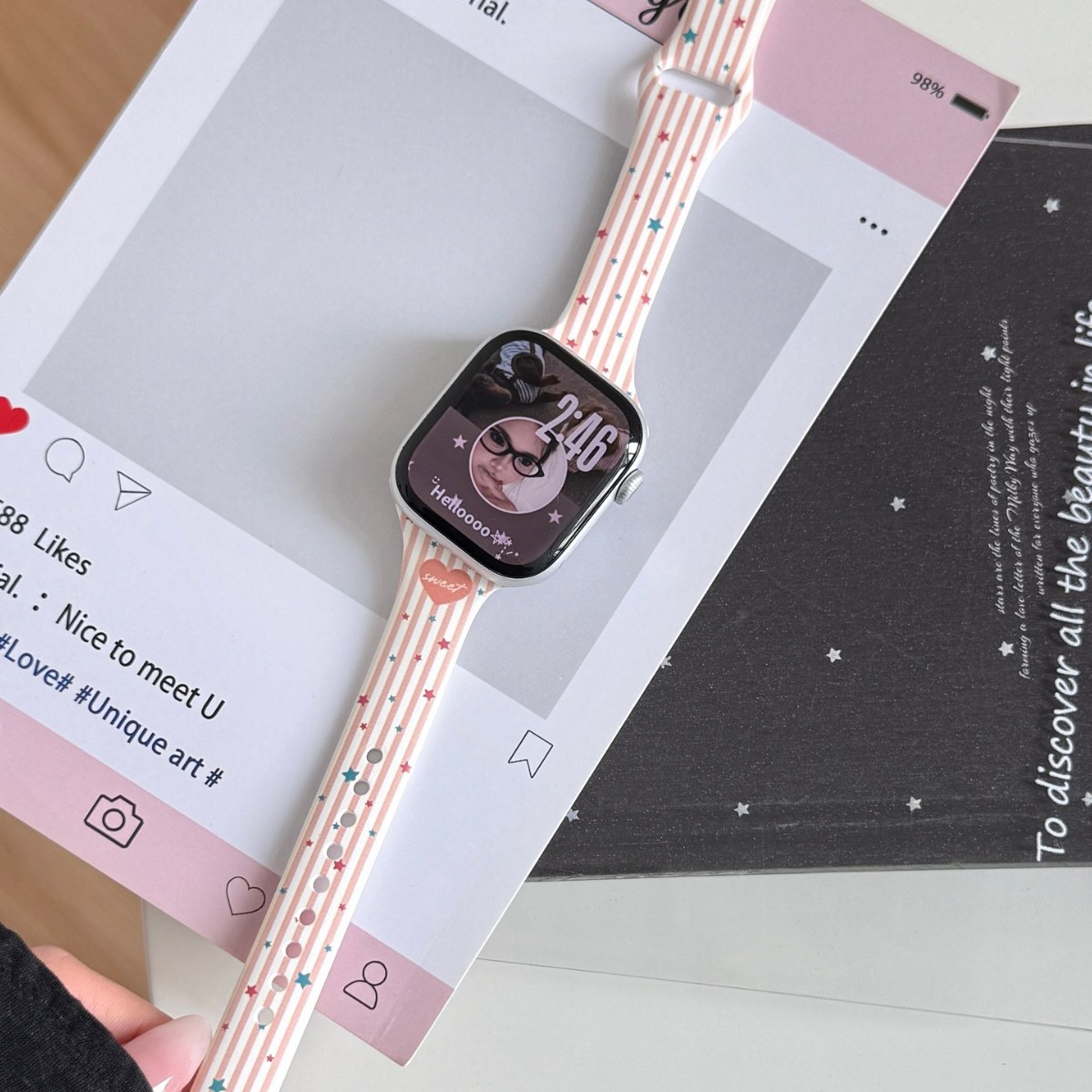 Star Striped Bias Cut Strap photo 4