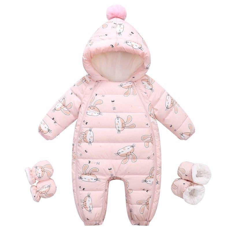 Winter Down Jumpsuit For Newborns photo 6
