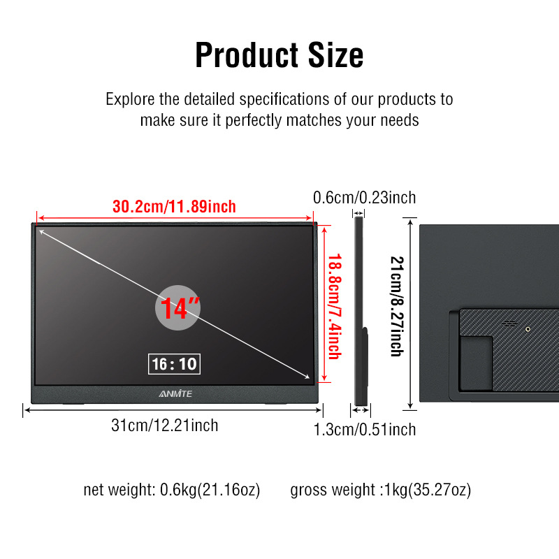 External Auxiliary Display For Smartphones And Computers With A Stand photo 4