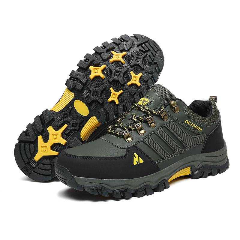 Men's Shoes Fall Outdoor Hiking Boots Low-top Lace-up Casual Sneaker photo 3