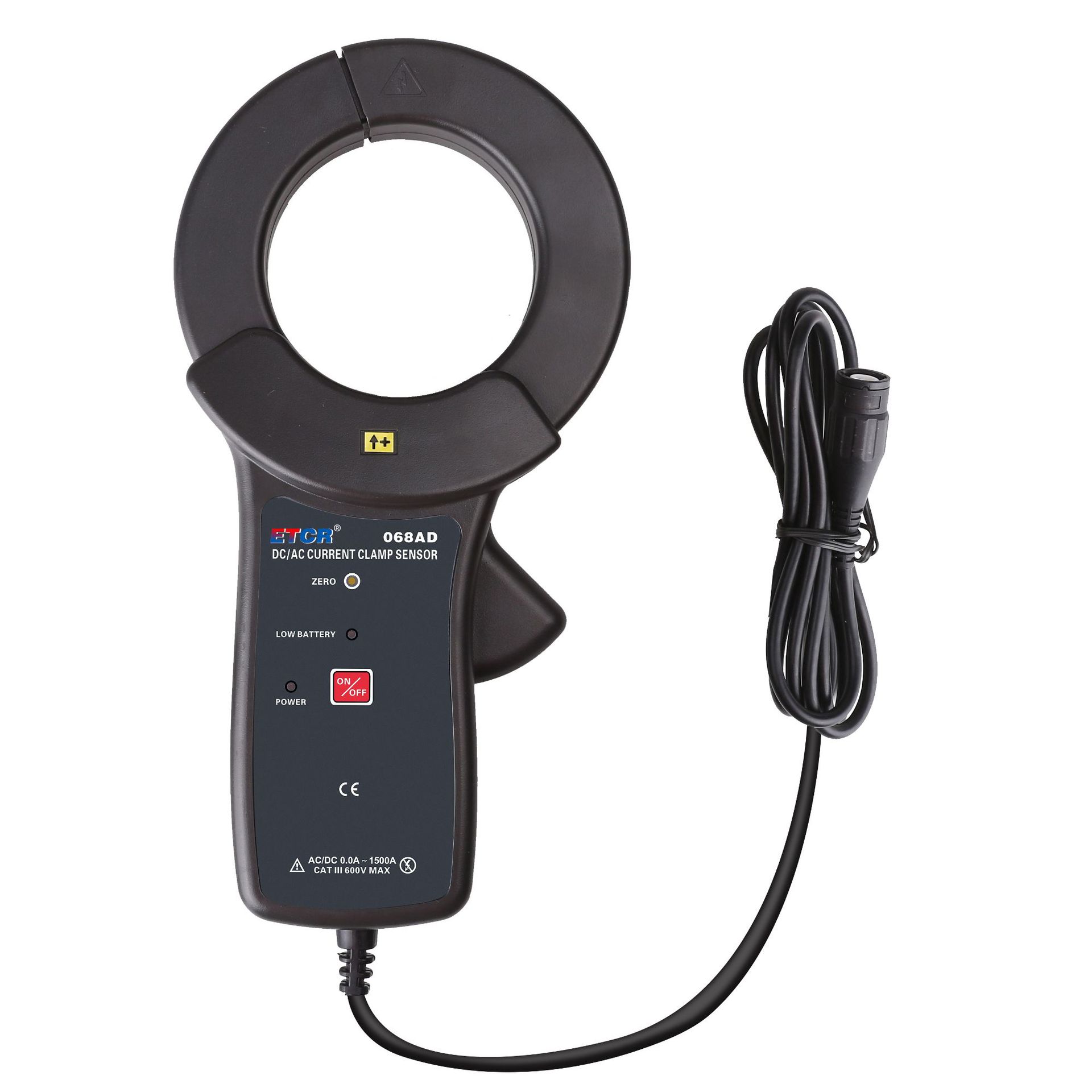 ETCR ACDC Clamp-on Current Phase Meter Current Sensor photo 5
