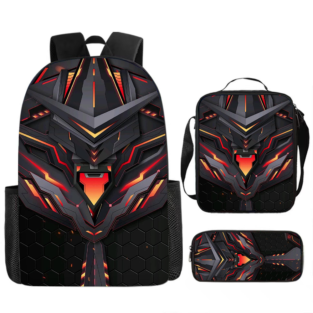 Mechanical-style Backpack With Large-capacity Storage And Dual Shoulder Straps photo 2