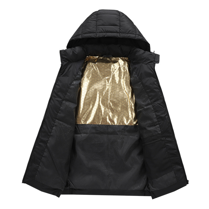 Smart Heating DC Warm Two-color Heating Constant Temperature Cotton-padded Coat photo 5