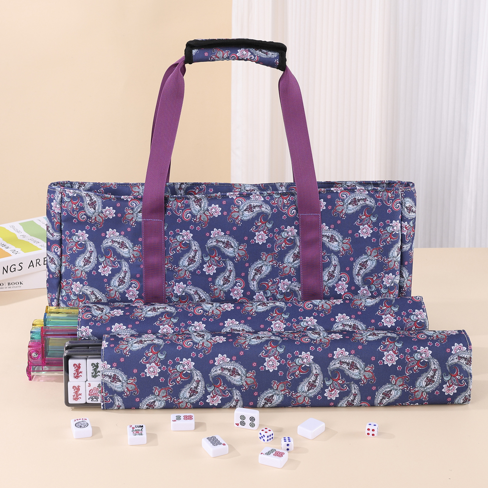 Large-Capacity Mahjong Storage Bag For Travel And Outings photo 3