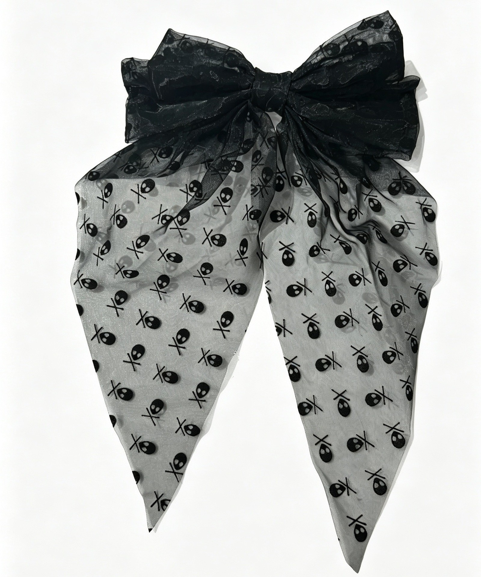 Tulle Spiderweb Bow Hair Clip photo 3