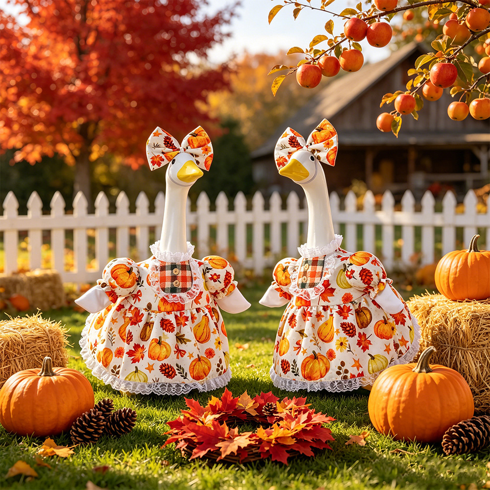 Porch Geese Costumes Thanksgiving photo 1