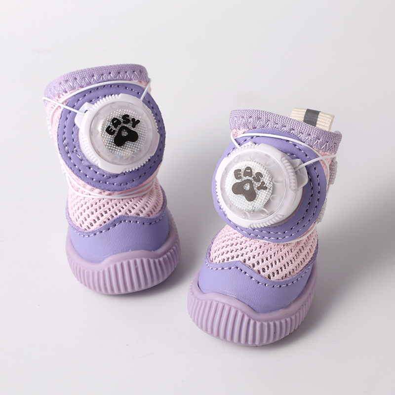 Mesh Non-slip Swivel-clip Soft-soled Breathable Shoes For Small Pets photo 3
