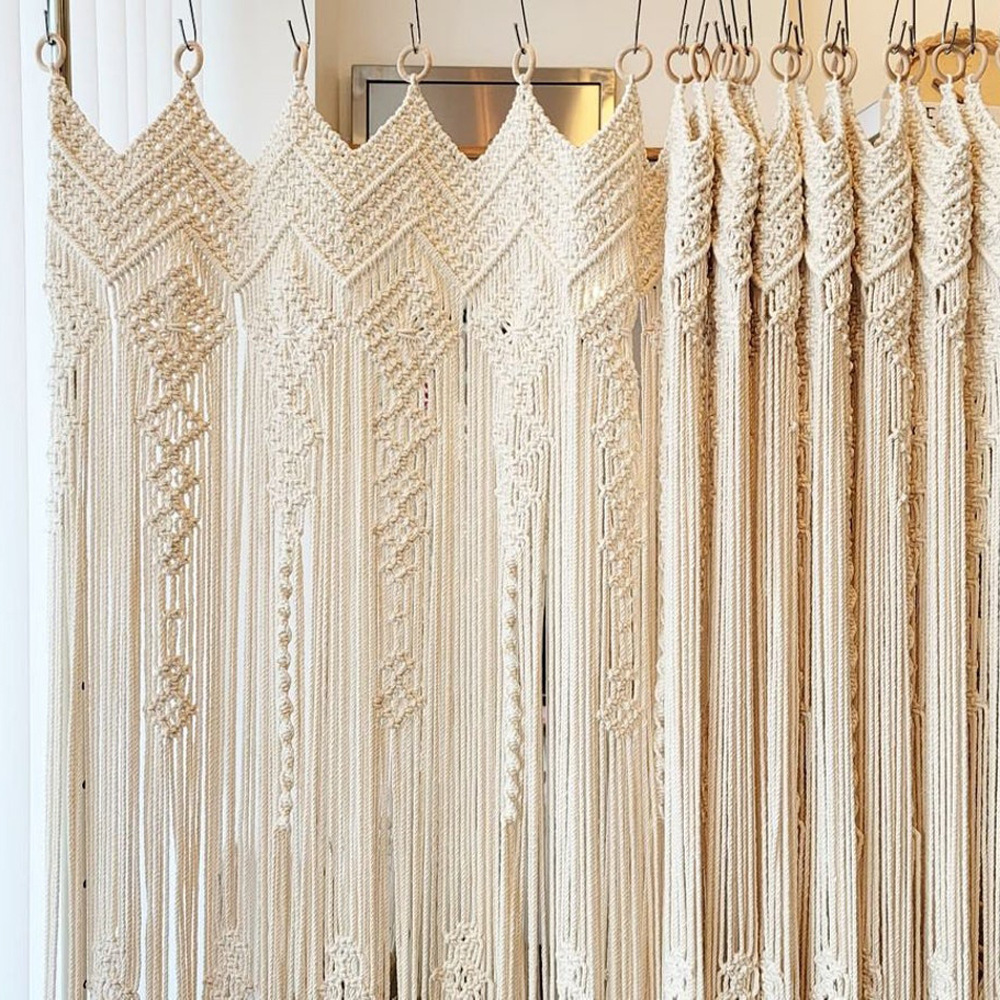 Nordic-style Hand-woven Door Curtain Tapestry For The Home photo 1