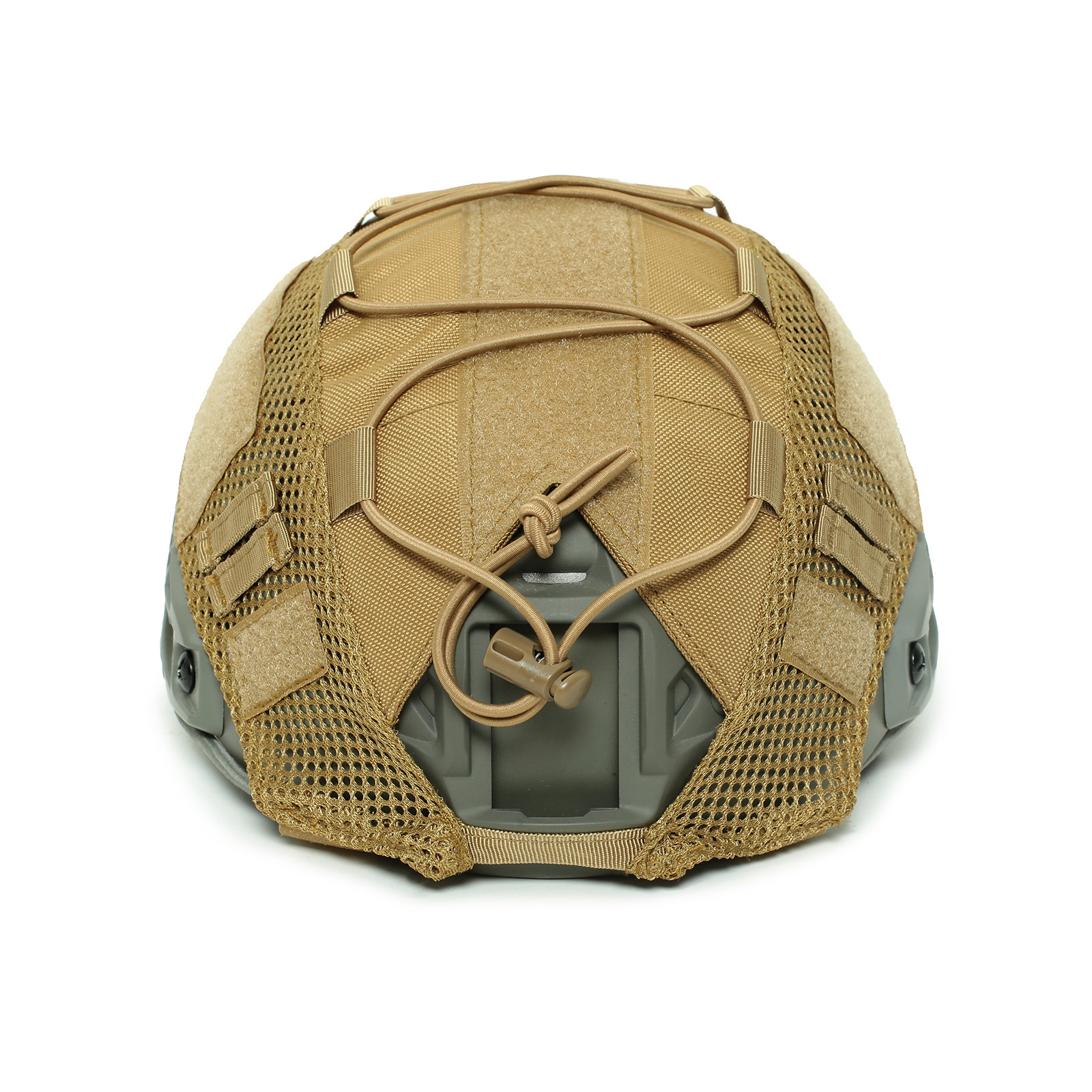 Camouflage Helmet Cover With Elastic Cord Tactical Camouflage Helmet Cover photo 2