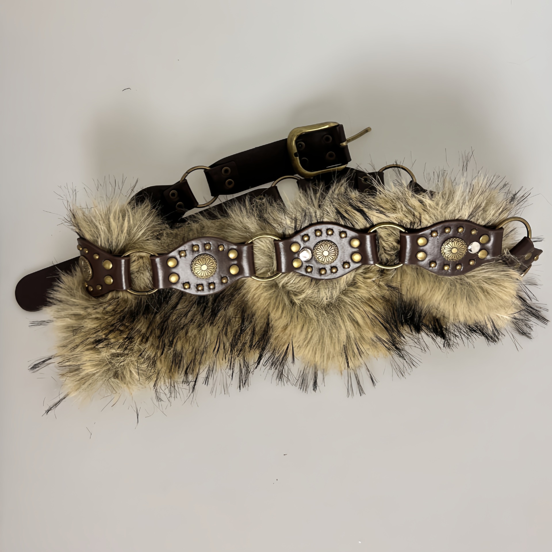 New Western Cowboy-style Plush Belt photo 3