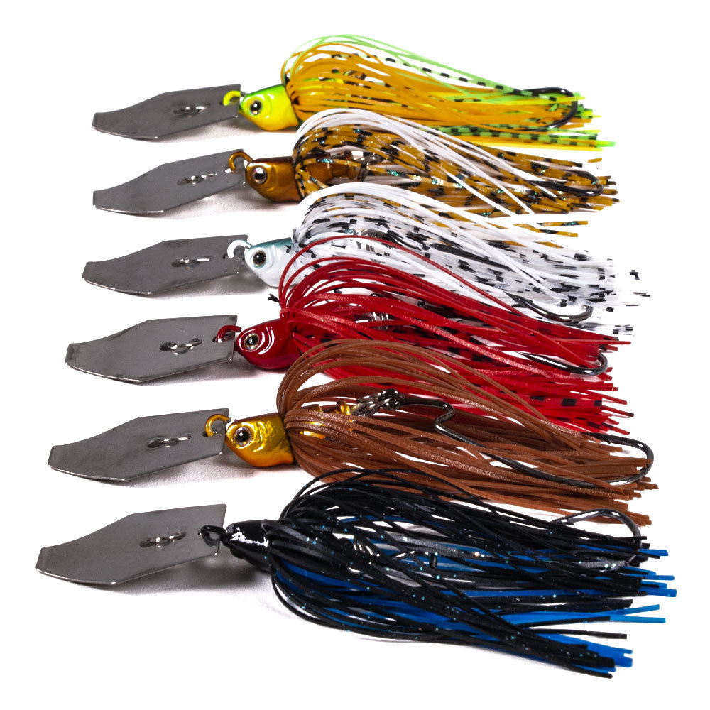 Luya Bait Whisker Guy Jig Metal Composite Glitter Lead Head Hook photo 1