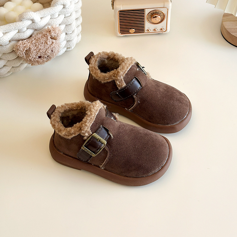 Girls Winter Velvet-Lined Casual Warm Shoes photo 2