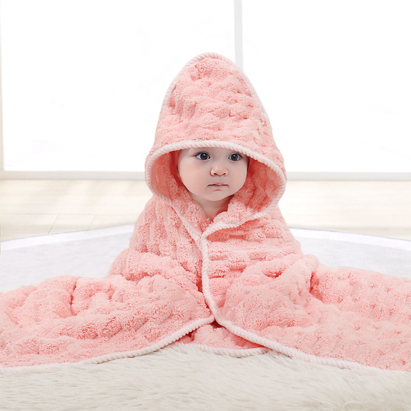 Children's Cartoon Hooded Bathrobe Blanket photo 2